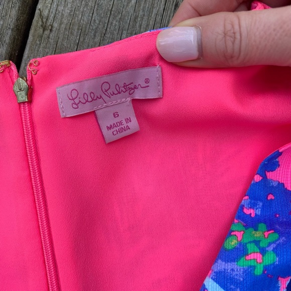 Lilly Pulitzer Tiki Pink Out On a Limb Tandie Shift | Size 6 - Picture 10 of 10